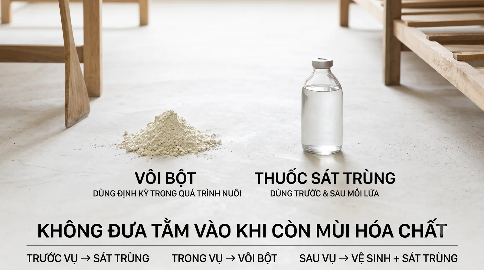 So Sánh Các Loại Thuốc Khử Trùng Nhà Tằm: Dùng Loại Nào Tốt?