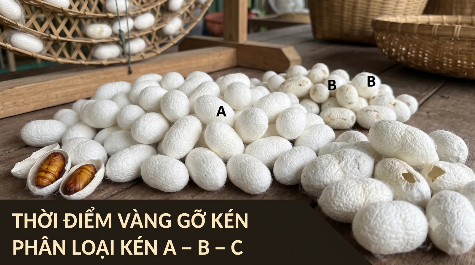 Thời Điểm Vàng Gỡ Kén & Kỹ Thuật Phân Loại A-B-C Bán Giá Cao